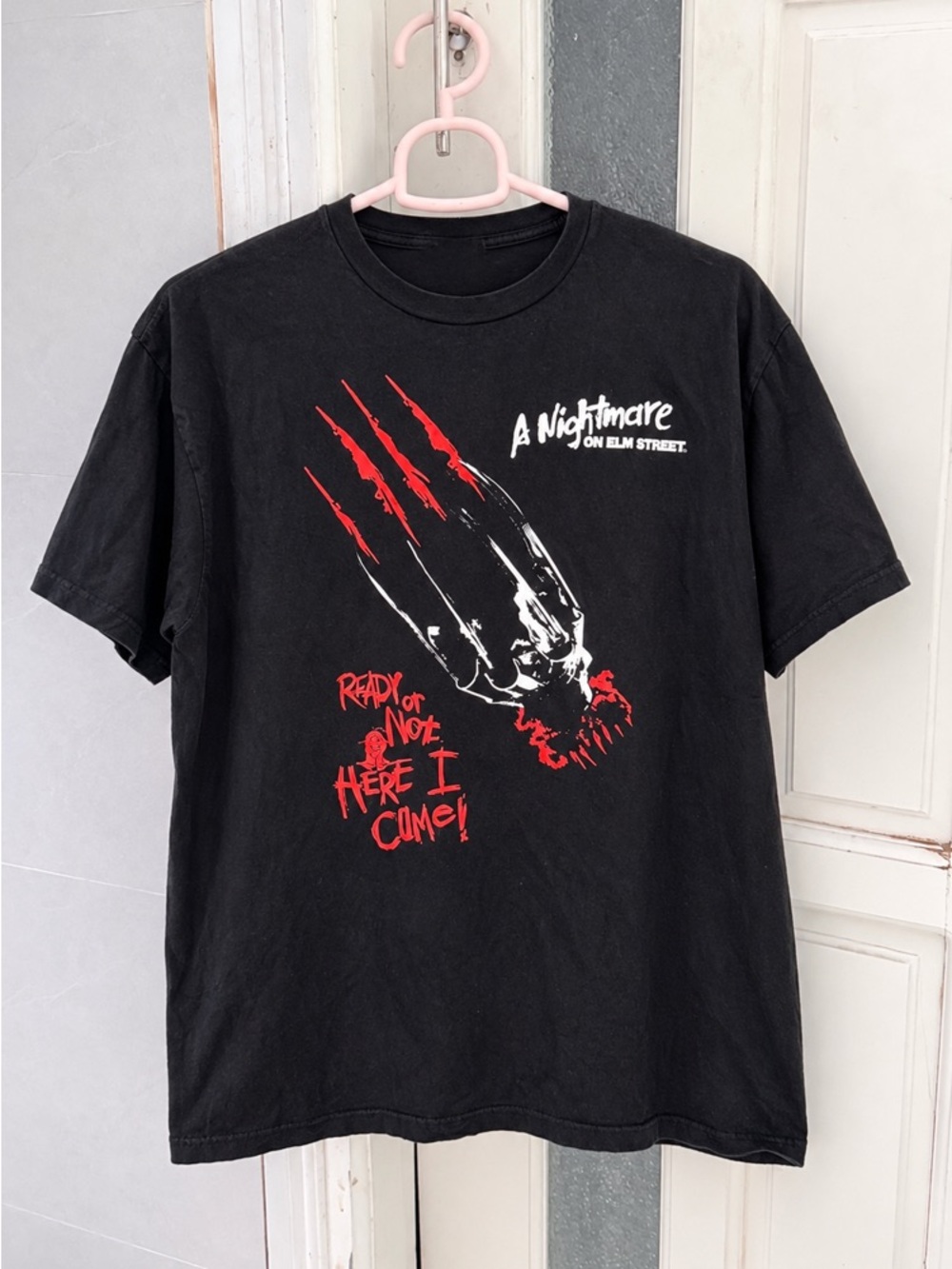 Mad Engine A Nightmare On Elm Street Black Freddy Krueger Horror Tee